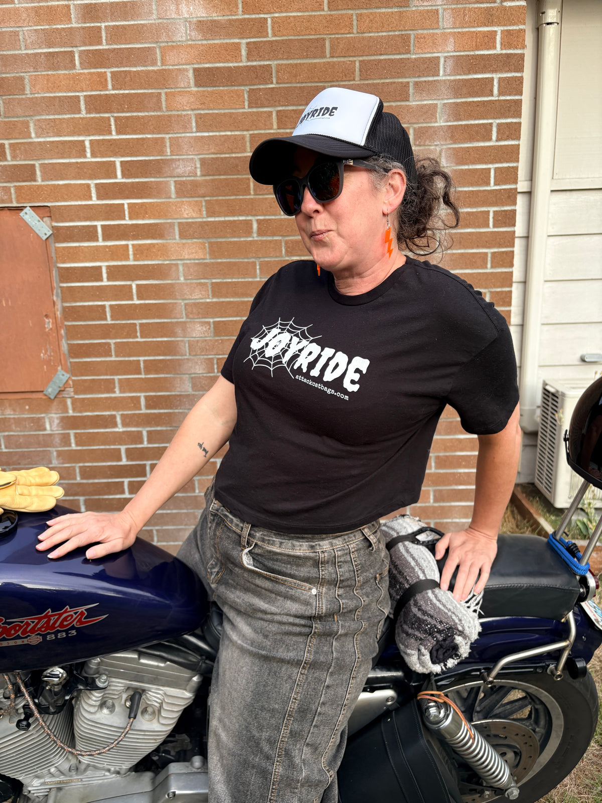 JOYRIDE Ladies Crop Tee