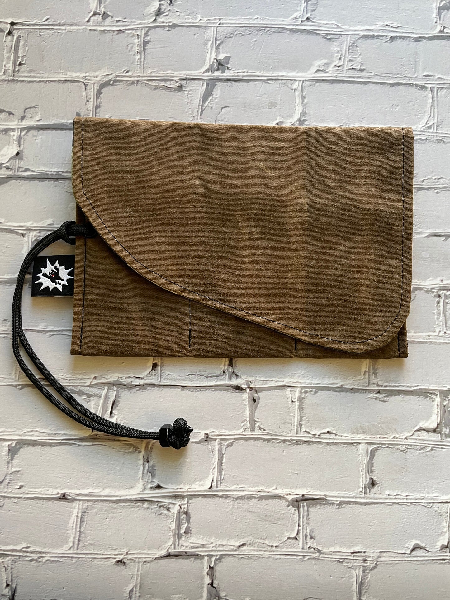 EDC Tool Roll | Waxed Canvas Pouch |Every Day Carry Gear Bag | Pocket Organizer | Knife Roll | Pocket Dump Display Hank | Vietnam Tiger Camo