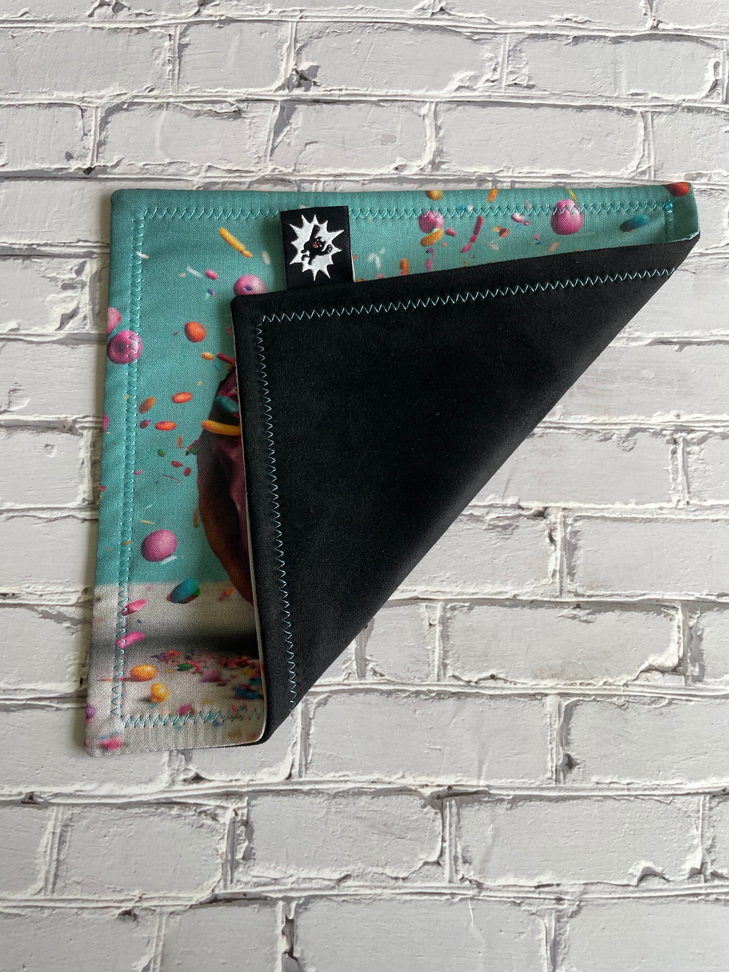 EDC Hank Limited Edition | EDC Gear Hankerchief | Hank for Bag, Pouch, Or Tray | Donut Explosion | Dessert Warrior | Breakfast Club Edc