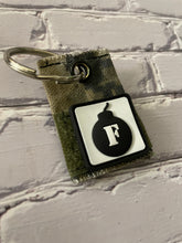 Load image into Gallery viewer, Velcro and Waxed Canvas Salvage Keychain
