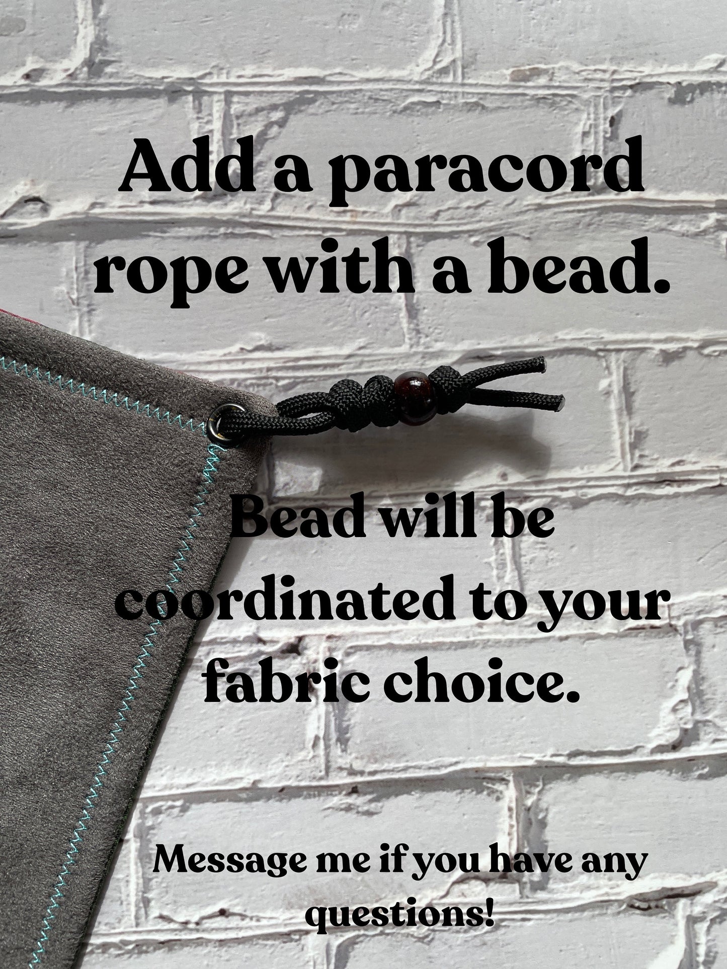 EDC Hank | Handkerchief for Every Day Carry | EDC Gear | Hank For EDC Organizer Pouch | Seigaiha Wave | Paracord | Cat Wave Blue