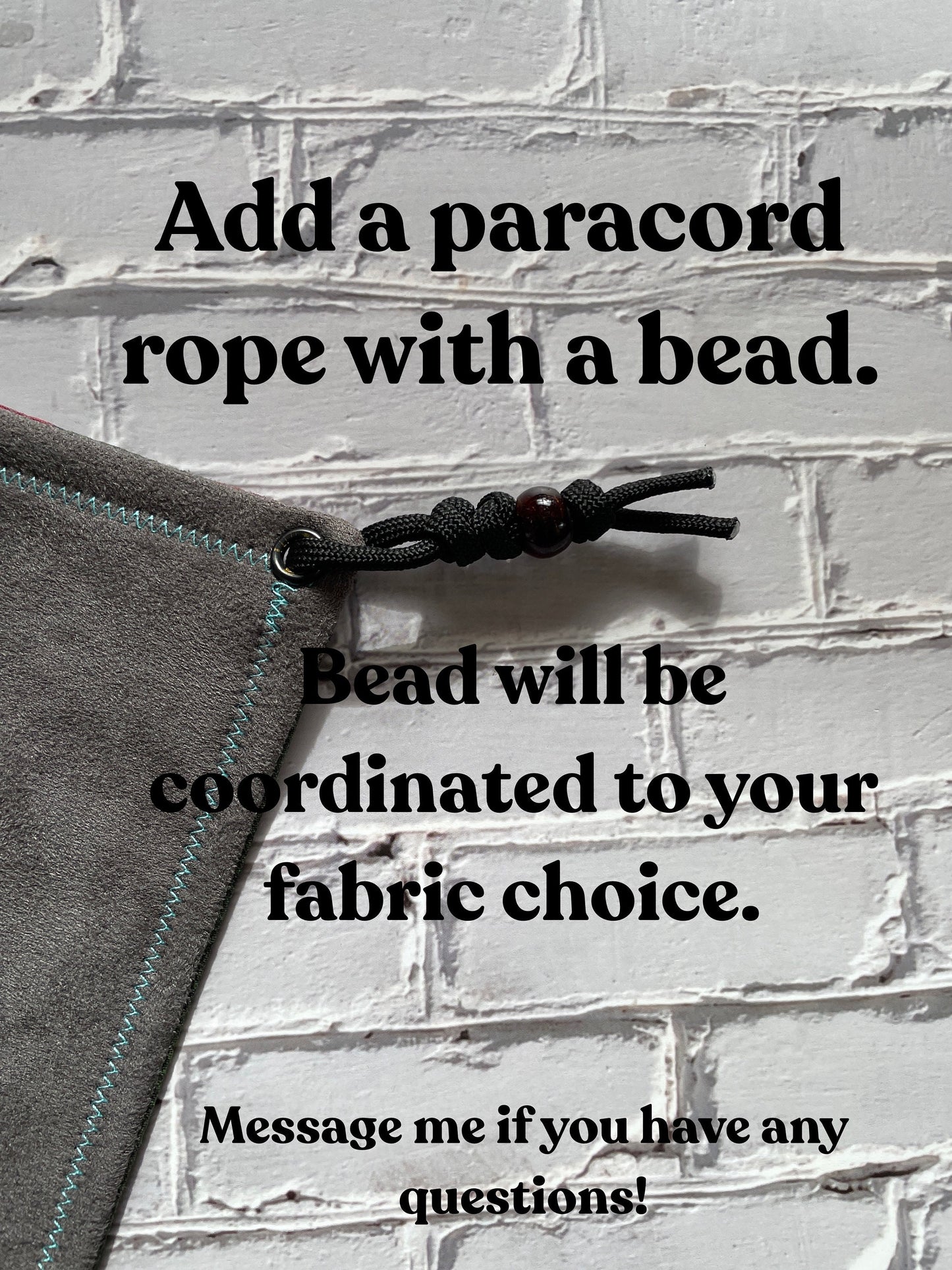 EDC Hank | Handkerchief for Every Day Carry | EDC Gear | Hank For EDC Organizer Pouch | Seigaiha Wave | Paracord | Wind Bars Moon and Stars