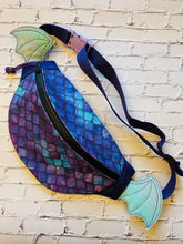 Load image into Gallery viewer, Dragon Wing Fanny Pack | Fantasy Bum Bag | Roller Skate Bag Plus Size | Sling Bag for Women Girls Boys | Canvas Purse Stylish | Perfect Gift
