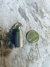 Load image into Gallery viewer, Titanium Stash Jar EDC Knife Bead | Brass Bead | EDC Gear | Everyday Carry | Hank Bead | Large Hole Bead | Tiny Canister Bottle Screw Top
