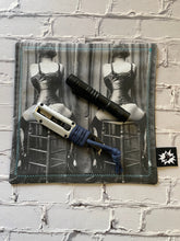 Load image into Gallery viewer, EDC Hank Limited Edition | EDC Gear Hankerchief | Hank for Bag, Pouch, Or Tray | Cabaret Burlesque | Twin Sexy Ladies | Everyday Carry
