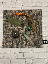 Load image into Gallery viewer, EDC Hank | Handkerchief Every Day Carry | EDC Gear | Hank For EDC Organizer Pouch | Cloth Tray | Flannel or Micro Fiber | Tree Bark
