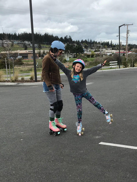 Learn to skate safely outdoors