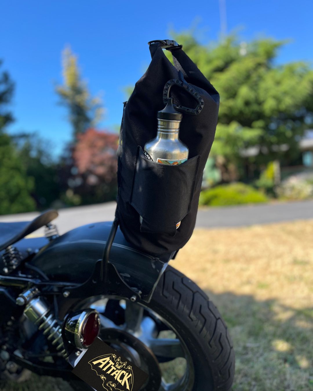 Custom Bridle Print Sissy Bar Bag
