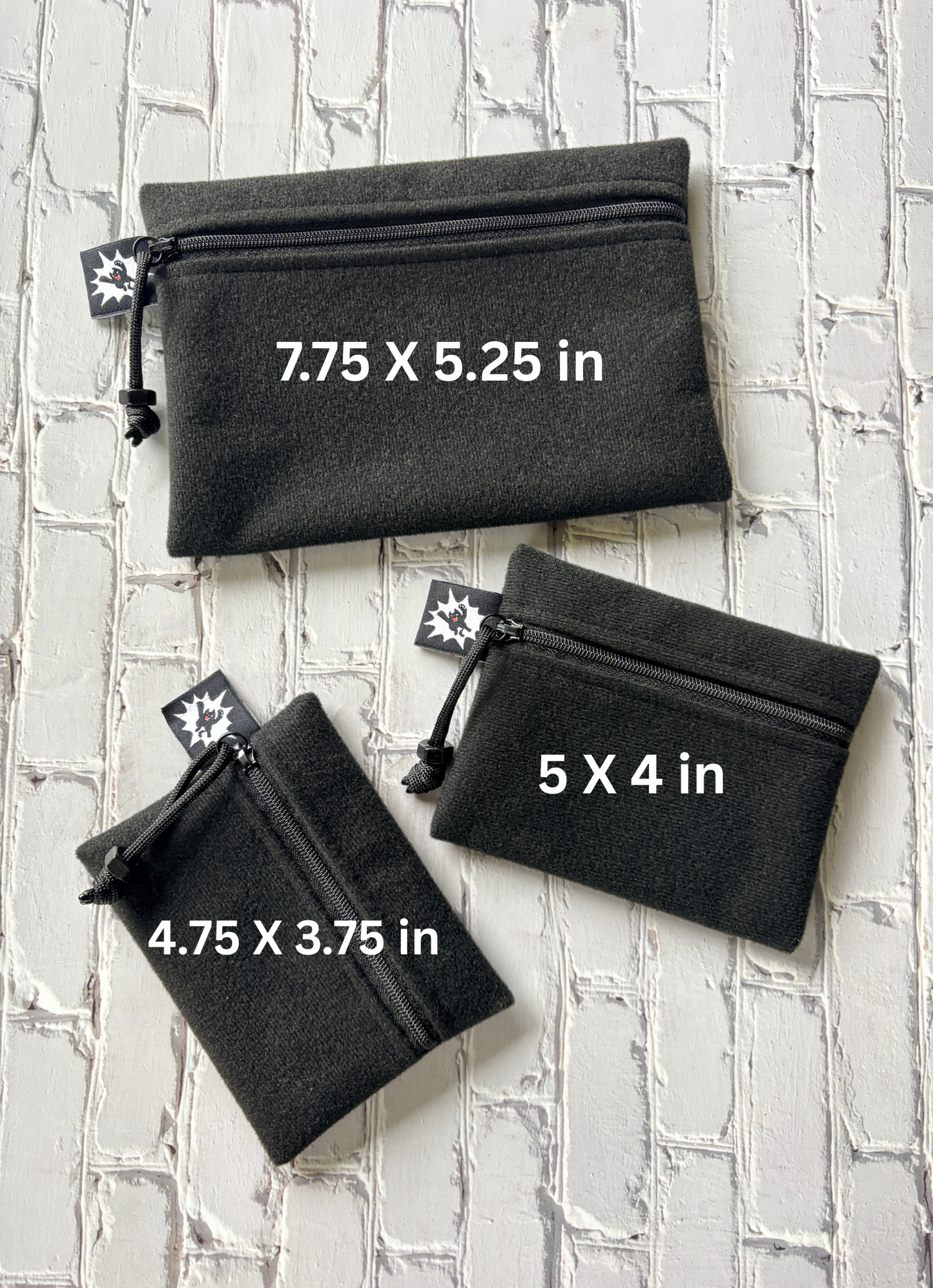 VeI-cro Loop Mini EDC Zipper Pouch