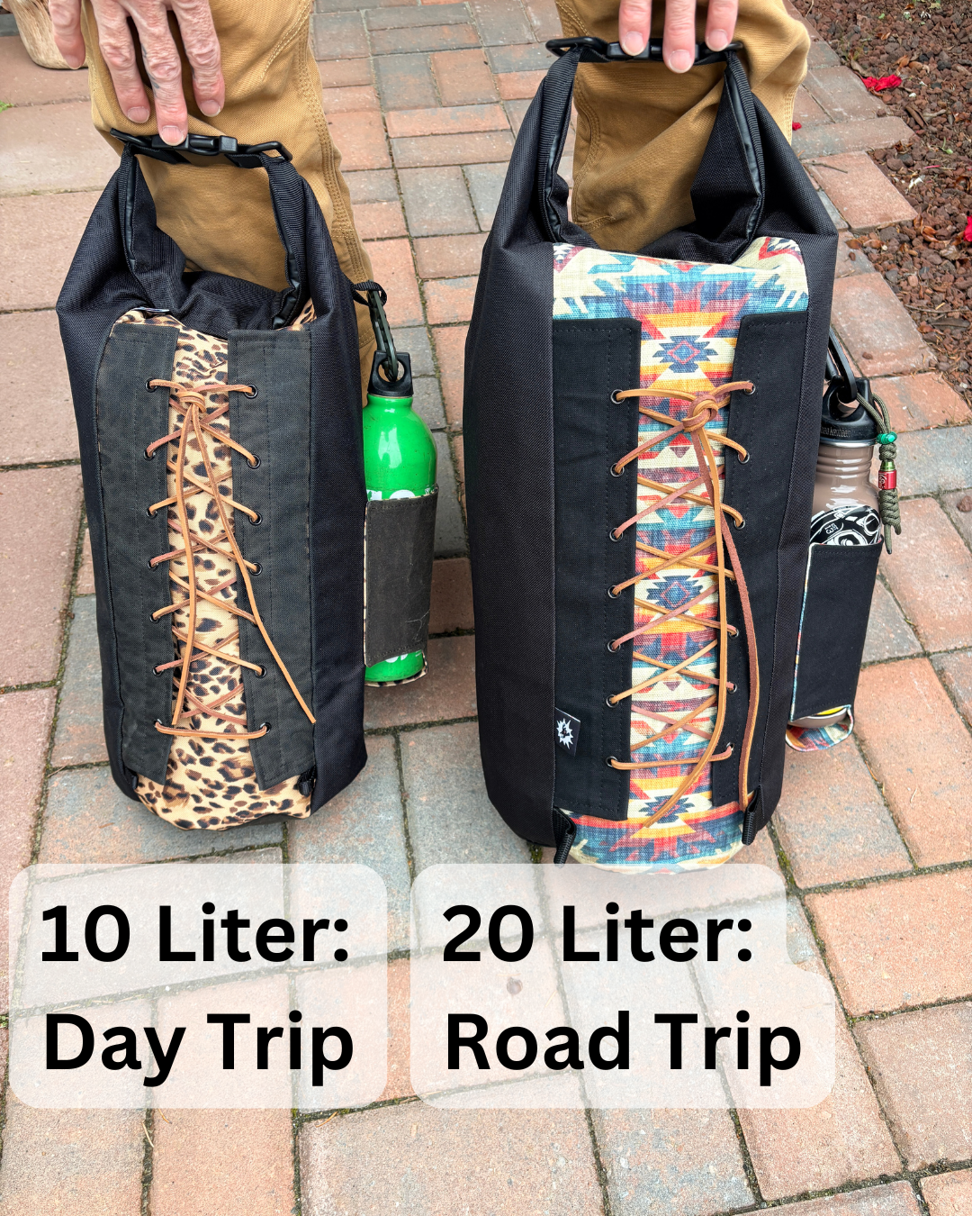 Custom Bridle Print Sissy Bar Bag