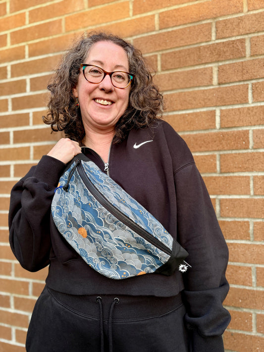 Wind Bars Waxed Canvas Bag