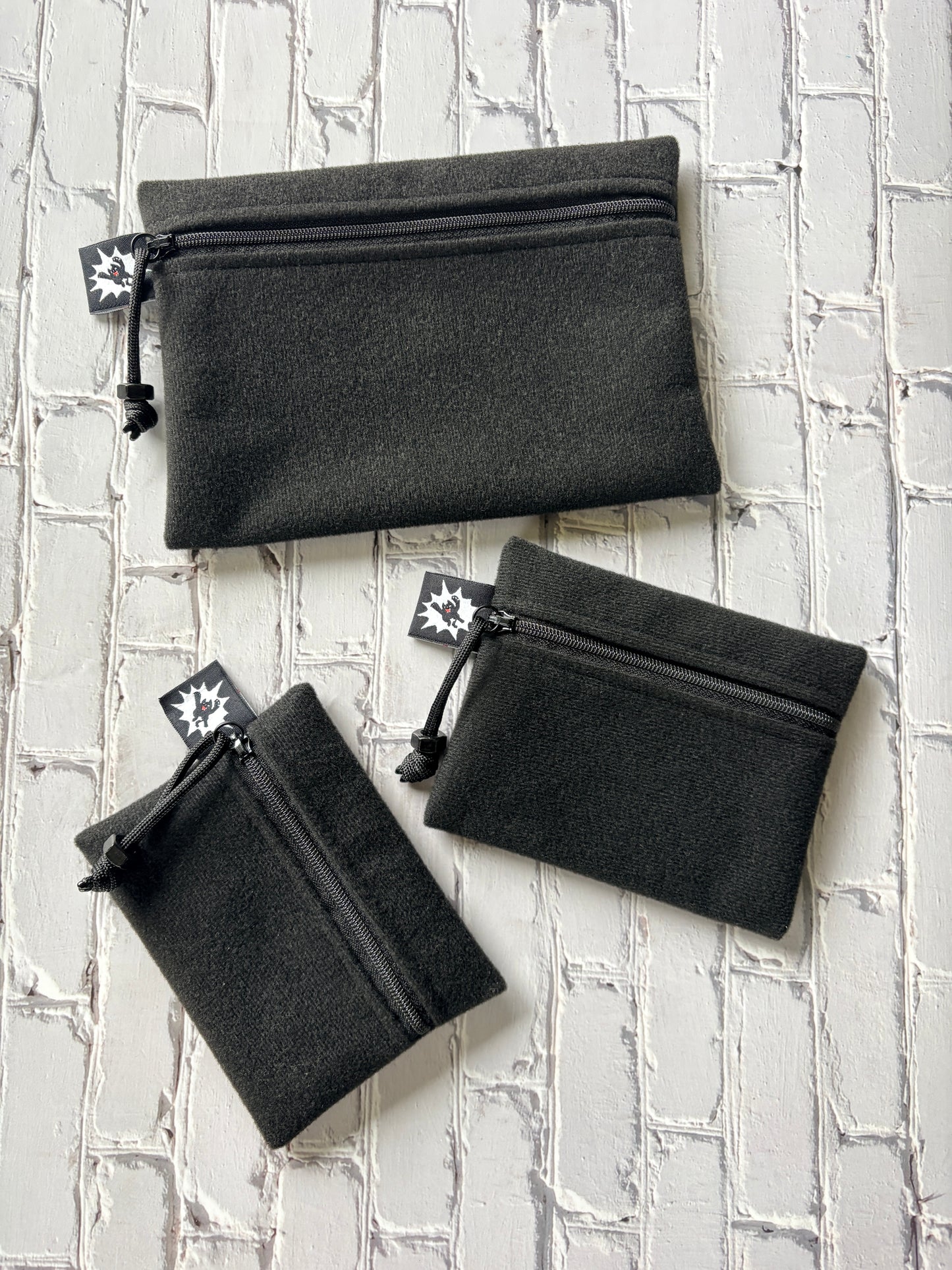 VeI-cro Loop Mini EDC Zipper Pouch