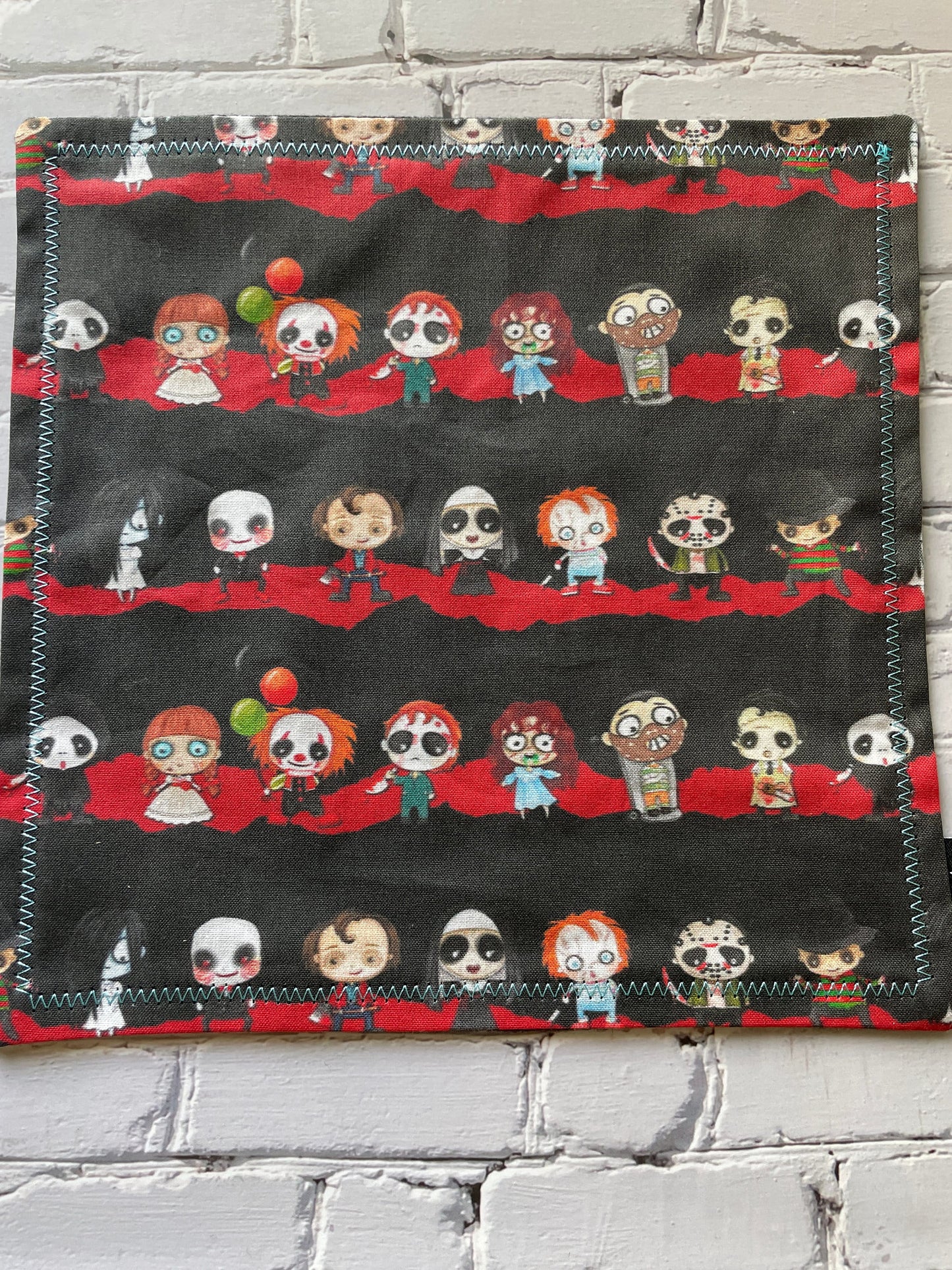 EDC Hank | Handkerchief for Every Day Carry | EDC Gear | Hank For EDC Organizer Pouch | Horror Movie | Paracord | Monster Murder Babes