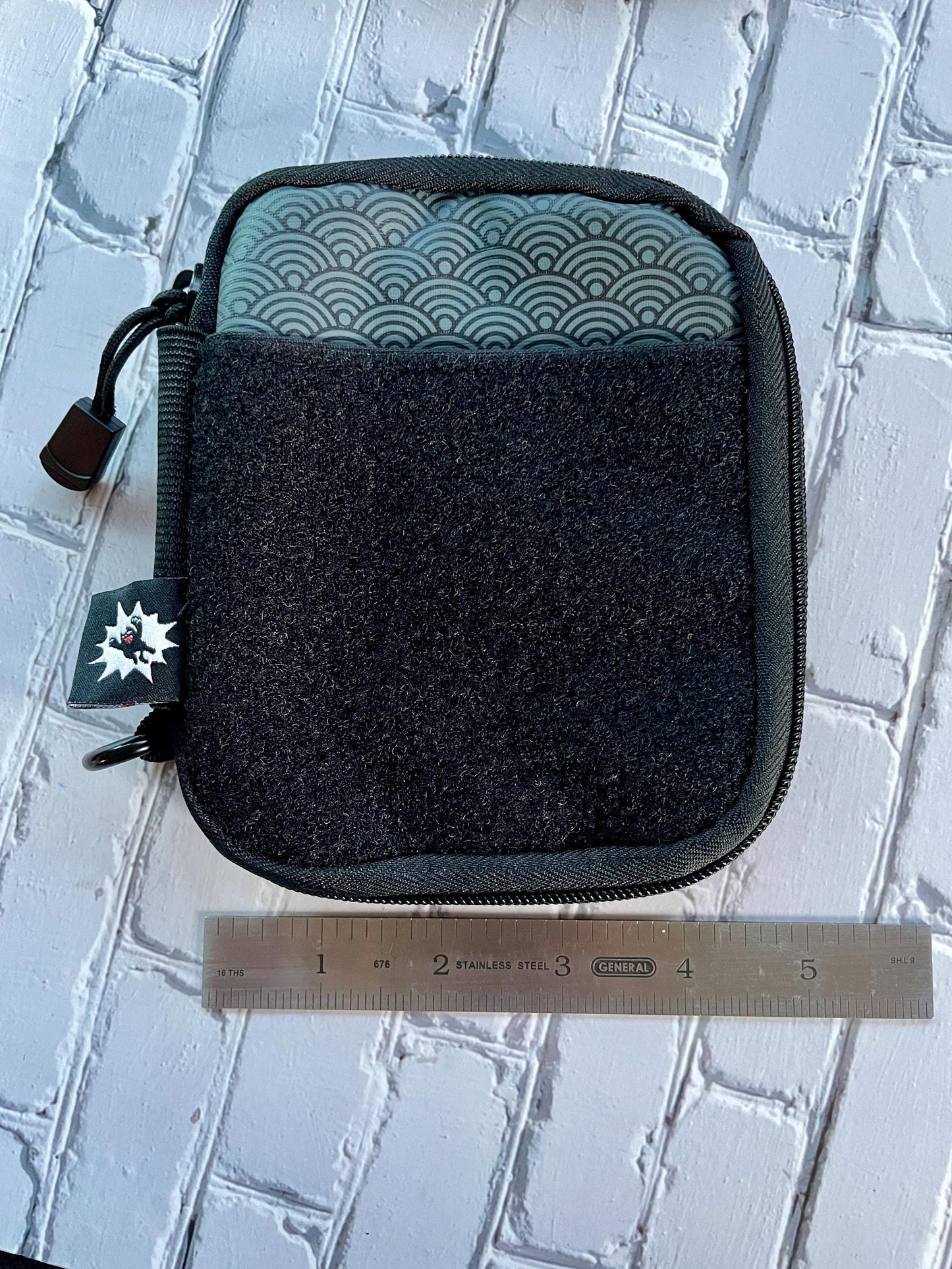 Loop Patch EDC Pocket Tool Organizer | Zipper Tactical Pouch | Canvas Knife Pouch with Divided Sections and Elastic Slots | Hank Vault Set