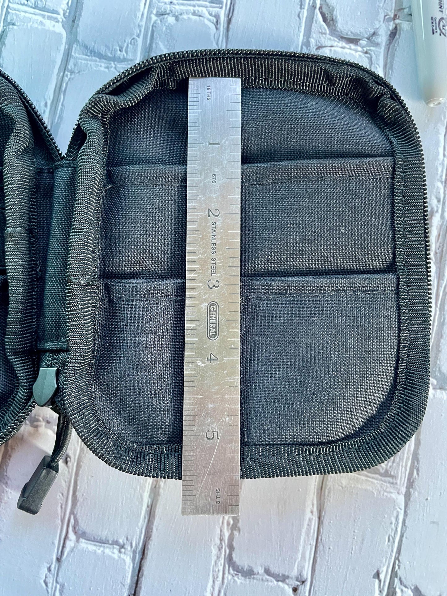 Loop Patch EDC Pocket Tool Organizer | Zipper Tactical Pouch | Canvas Knife Pouch with Divided Sections and Elastic Slots | Hank Vault Set