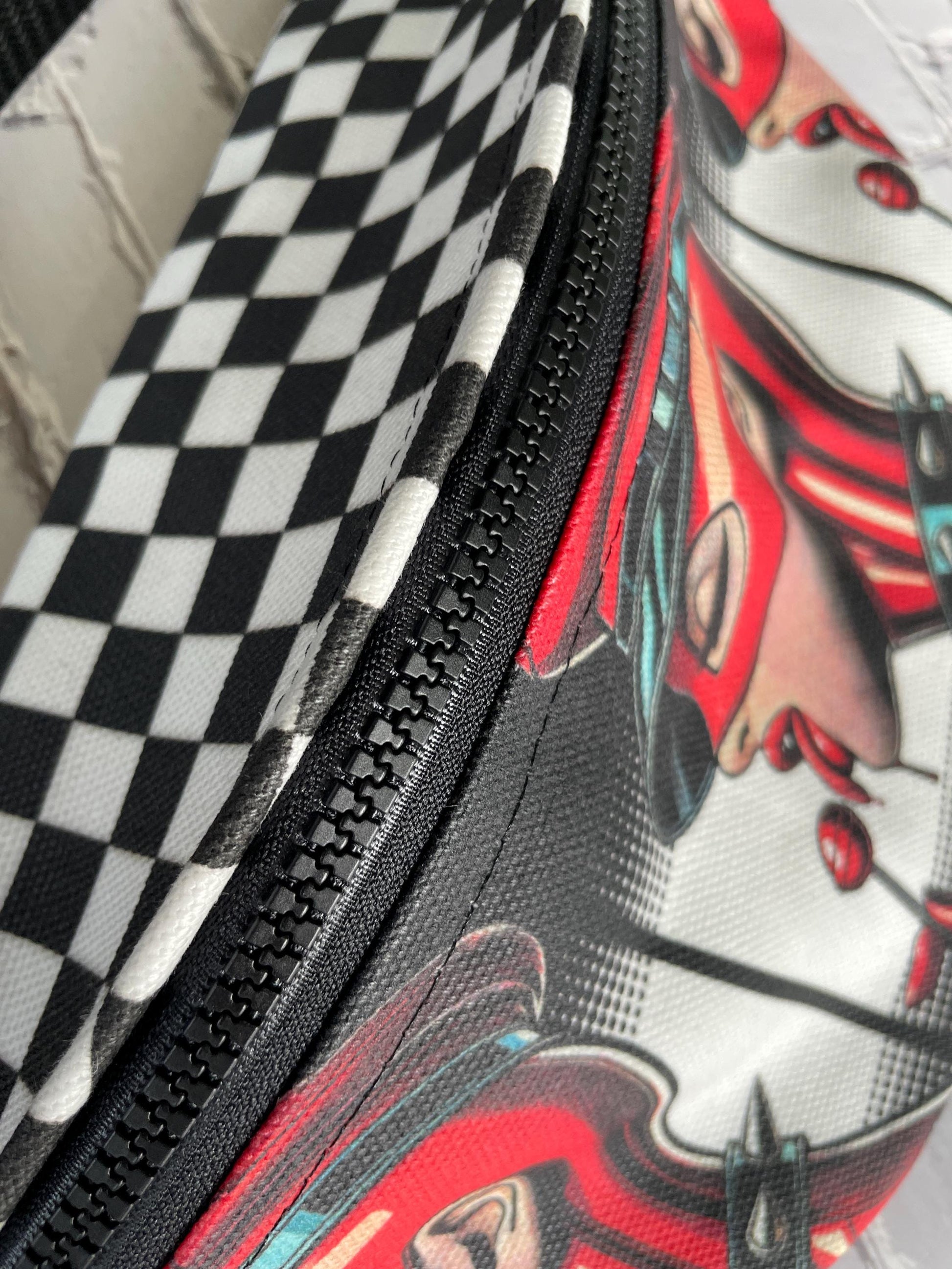 BDSM Dungeon Lady Waxed Canvas Sling Bag | Handmade in the USA | Plus Sized Belts Available