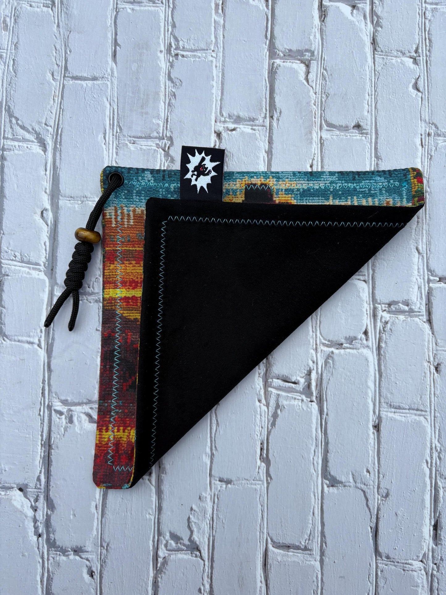 High Plains Drifter EDC Hank with Microfiber or Flannel Backing. Paracord for Style and Function Clean Screens, Tools, Glasses. Cowboy Style