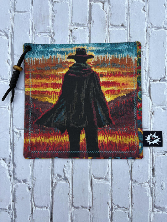 High Plains Drifter EDC Hank with Microfiber or Flannel Backing. Paracord for Style and Function Clean Screens, Tools, Glasses. Cowboy Style