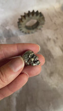 Load and play video in Gallery viewer, Punk Scull EDC Knife Paracord Bead | Brass Bead | EDC Gear | Everyday Carry | Hank Bead | Large Hole Bead | Horror Biker Large Scull Bead
