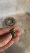 Load and play video in Gallery viewer, Pirate EDC Knife Paracord Bead | Brass Bead | EDC Gear | Everyday Carry | Hank Bead | Large Hole Bead | Ship Scull Nautical
