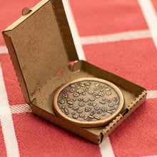 Load image into Gallery viewer, Supreme Pizza Coin with Tiny Pizza Box
