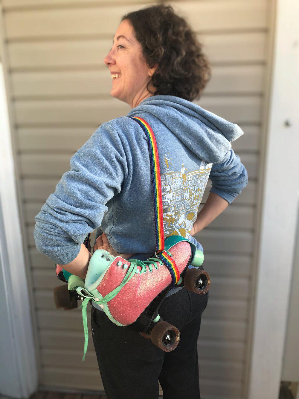 Roller Skate Leash, Strap Carrier for Skates