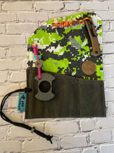 Load image into Gallery viewer, Zombie Camo Waxed Canvas Tool Roll
