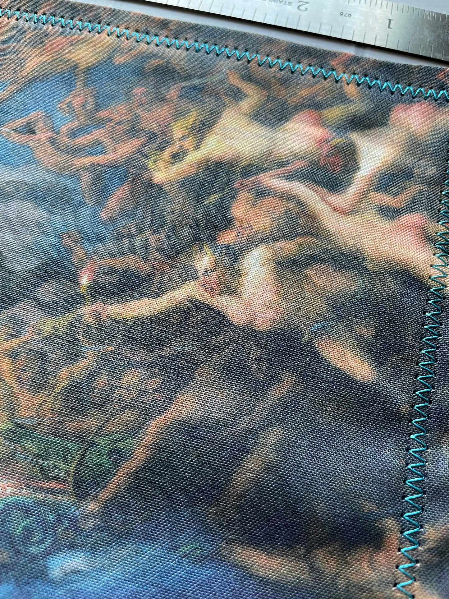 EDC Hank Limited Edition | EDC Gear Hankerchief | Hank for Bag, Pouch, Or Tray | Grim Reaper Angels | Death Rides Pale Horse |Everyday Carry