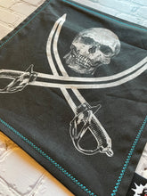 Load image into Gallery viewer, EDC Hank | Handkerchief for Every Day Carry | EDC Gear | Hank For EDC Organizer Pouch | Jolly Roger | Paracord | Pirate Scull and Crossbones
