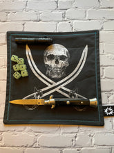 Load image into Gallery viewer, EDC Hank | Handkerchief for Every Day Carry | EDC Gear | Hank For EDC Organizer Pouch | Jolly Roger | Paracord | Pirate Scull and Crossbones
