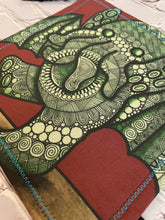 Load image into Gallery viewer, EDC Hank Limited Edition | EDC Gear Hankerchief | Hank for Bag, Pouch, Or Tray | Cthulhu Lovecraft | Mosaic Mandala | Everyday Carry
