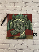 Load image into Gallery viewer, EDC Hank Limited Edition | EDC Gear Hankerchief | Hank for Bag, Pouch, Or Tray | Cthulhu Lovecraft | Mosaic Mandala | Everyday Carry
