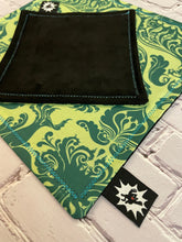 Load image into Gallery viewer, EDC Hank | Handkerchief for Every Day Carry | EDC Gear | Hank For EDC Organizer Pouch | Paracord | Steampunk Lovecraft  | Lime Cthulhu
