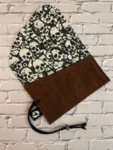 Load image into Gallery viewer, EDC Tool Roll | Waxed Canvas Tool Pouch | Every Day Carry Gear Bag | Pocket Organizer | EDC Knife Roll | Pocket Dump Hank | Scull Wall
