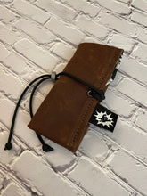Load image into Gallery viewer, EDC Tool Roll | Waxed Canvas Tool Pouch | Every Day Carry Gear Bag | Pocket Organizer | EDC Knife Roll | Pocket Dump Hank | Scull Wall
