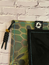 Load image into Gallery viewer, EDC Hank Limited Edition | EDC Gear Hankerchief | Green Camo  Hank for Bag, Pouch, Or Tray | Military Hunter | Everyday Carry Handkerchief
