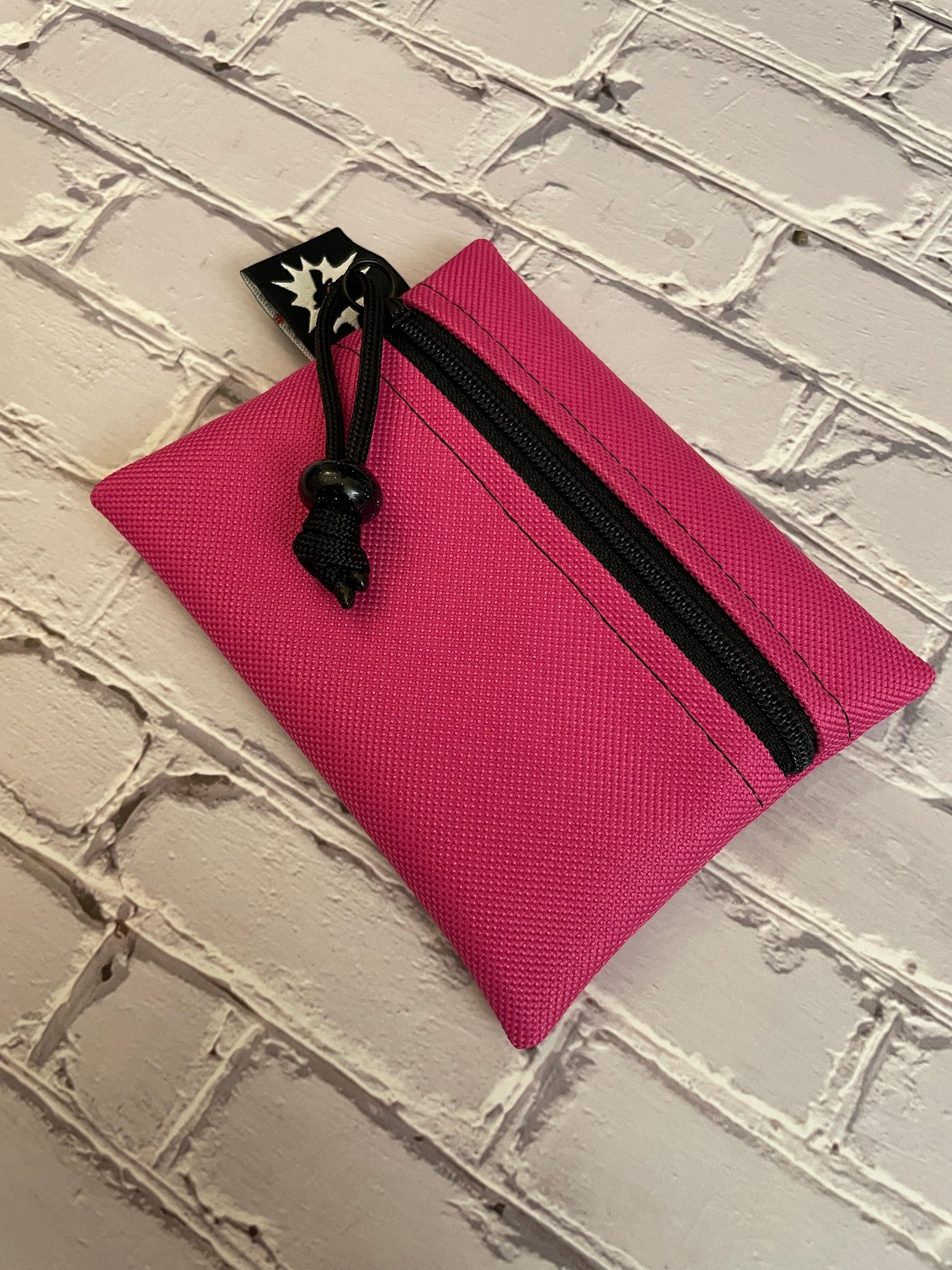 Otter Tex and Velcro Mini Pouch- Pink with Velcro Options