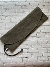 Load image into Gallery viewer, EDC Tool Roll | Waxed Canvas Pouch |Every Day Carry Gear Bag |Pocket Organizer | EDC Knife Roll | Pocket Dump Display Hank | Wave Six Pack
