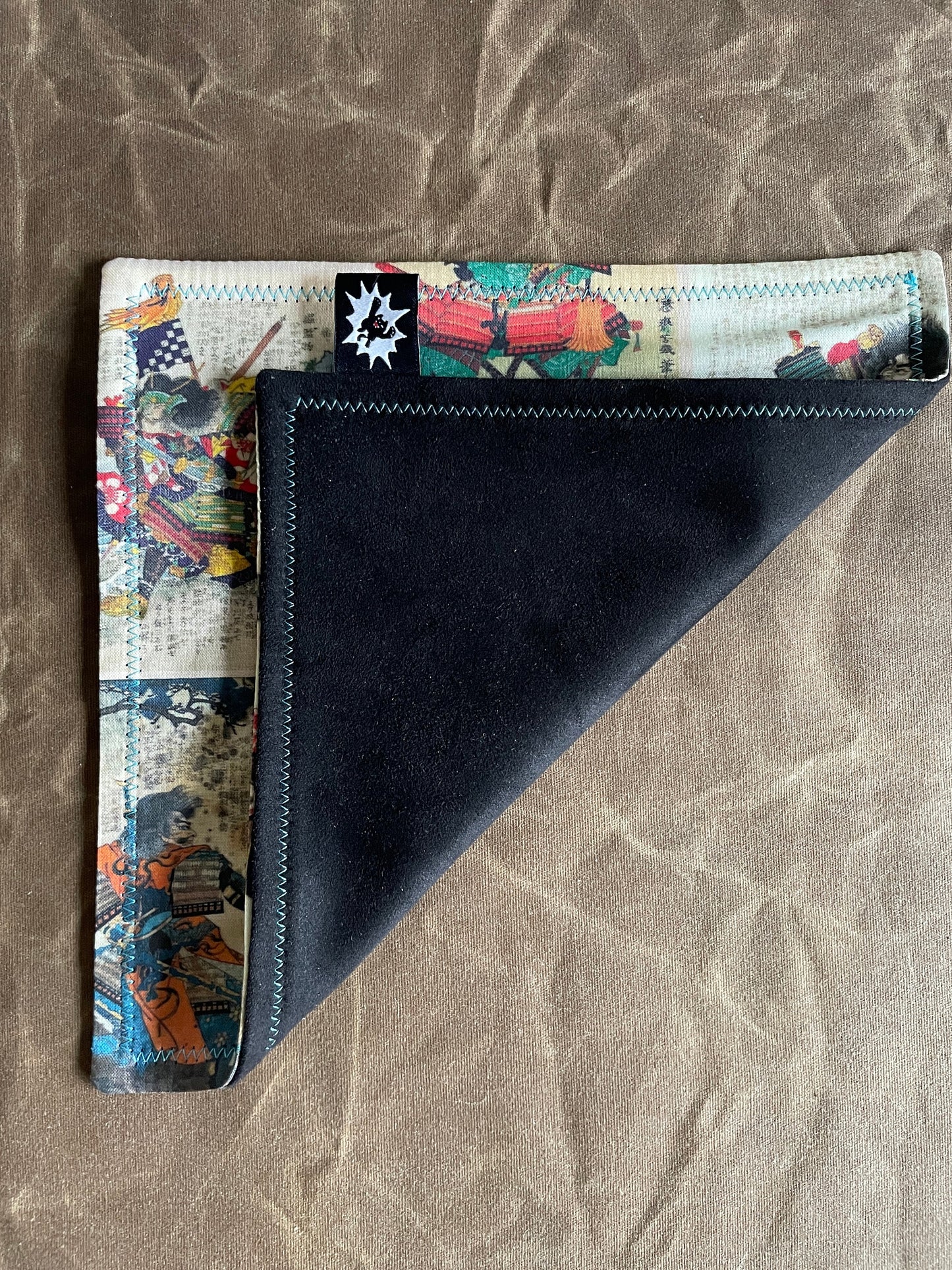EDC Hank | Handkerchief Every Day Carry | EDC Gear | Hank For EDC Organizer Pouch | Cloth Tray | Flannel or Micro Fiber | Vintage Samurai