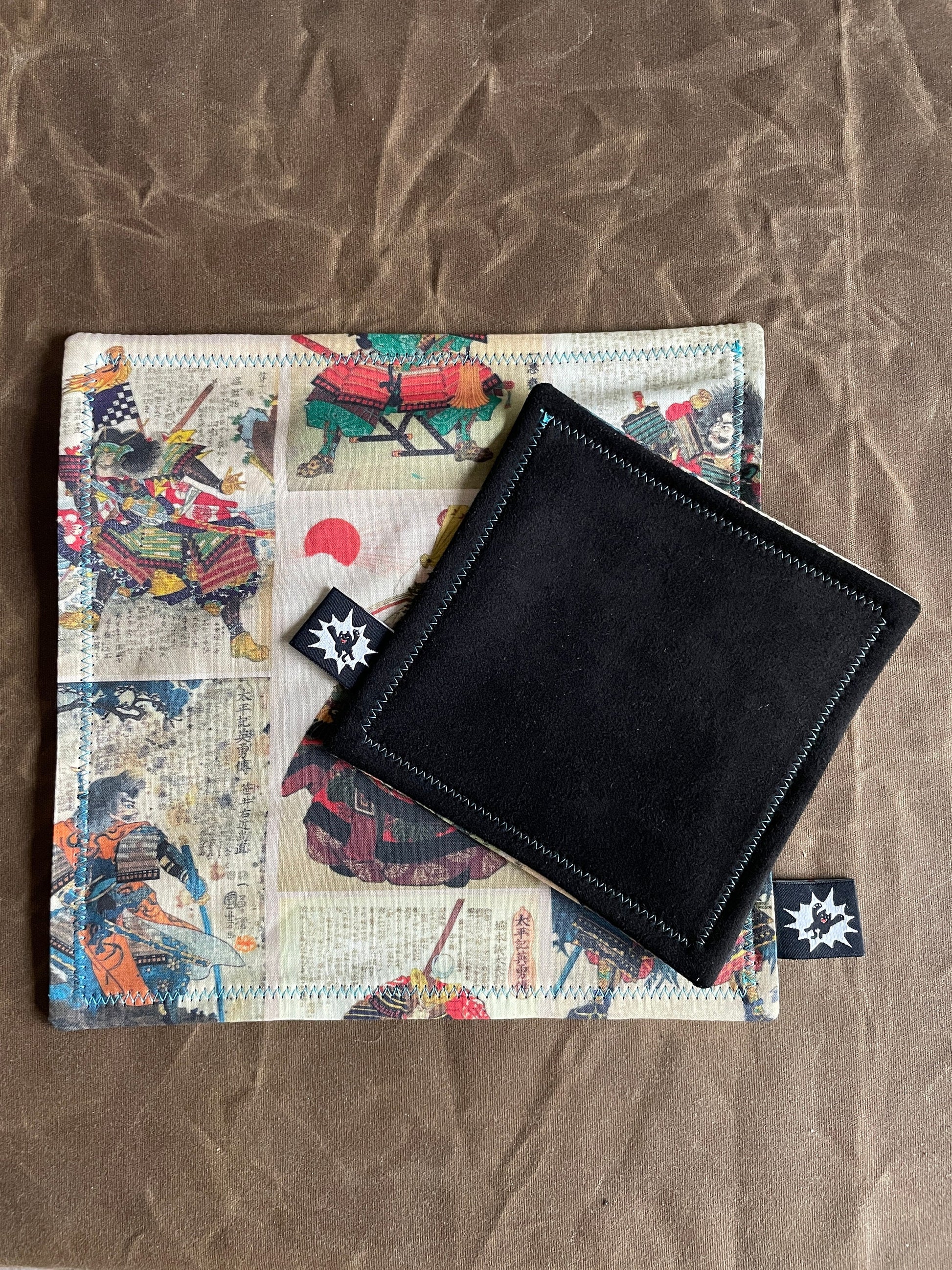 EDC Hank | Handkerchief Every Day Carry | EDC Gear | Hank For EDC Organizer Pouch | Cloth Tray | Flannel or Micro Fiber | Vintage Samurai