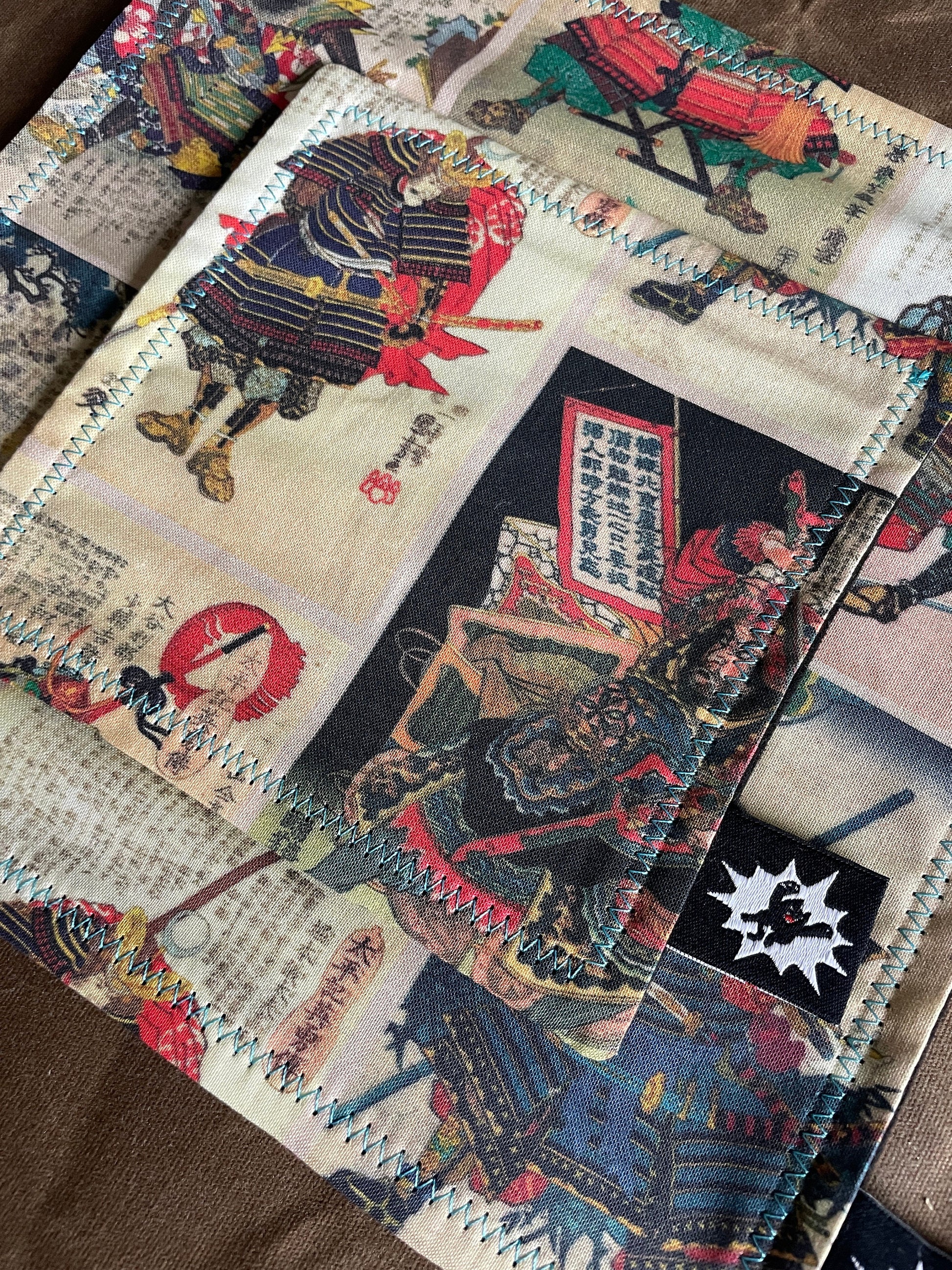 EDC Hank | Handkerchief Every Day Carry | EDC Gear | Hank For EDC Organizer Pouch | Cloth Tray | Flannel or Micro Fiber | Vintage Samurai