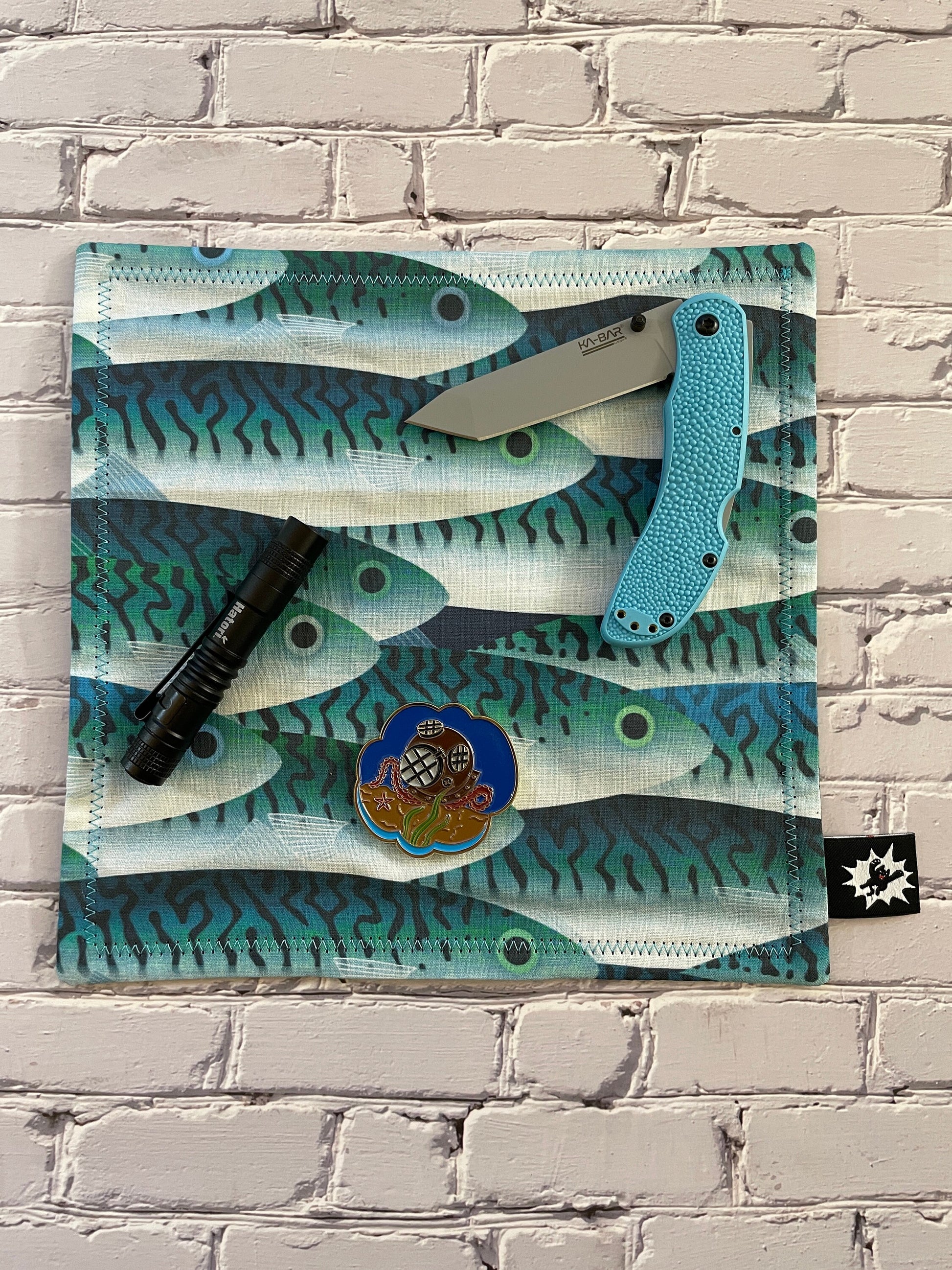 EDC Hank | Handkerchief for Every Day Carry | EDC Gear | Hank For EDC Organizer Pouch | Fishing Hunting | Paracord | Fish Camo