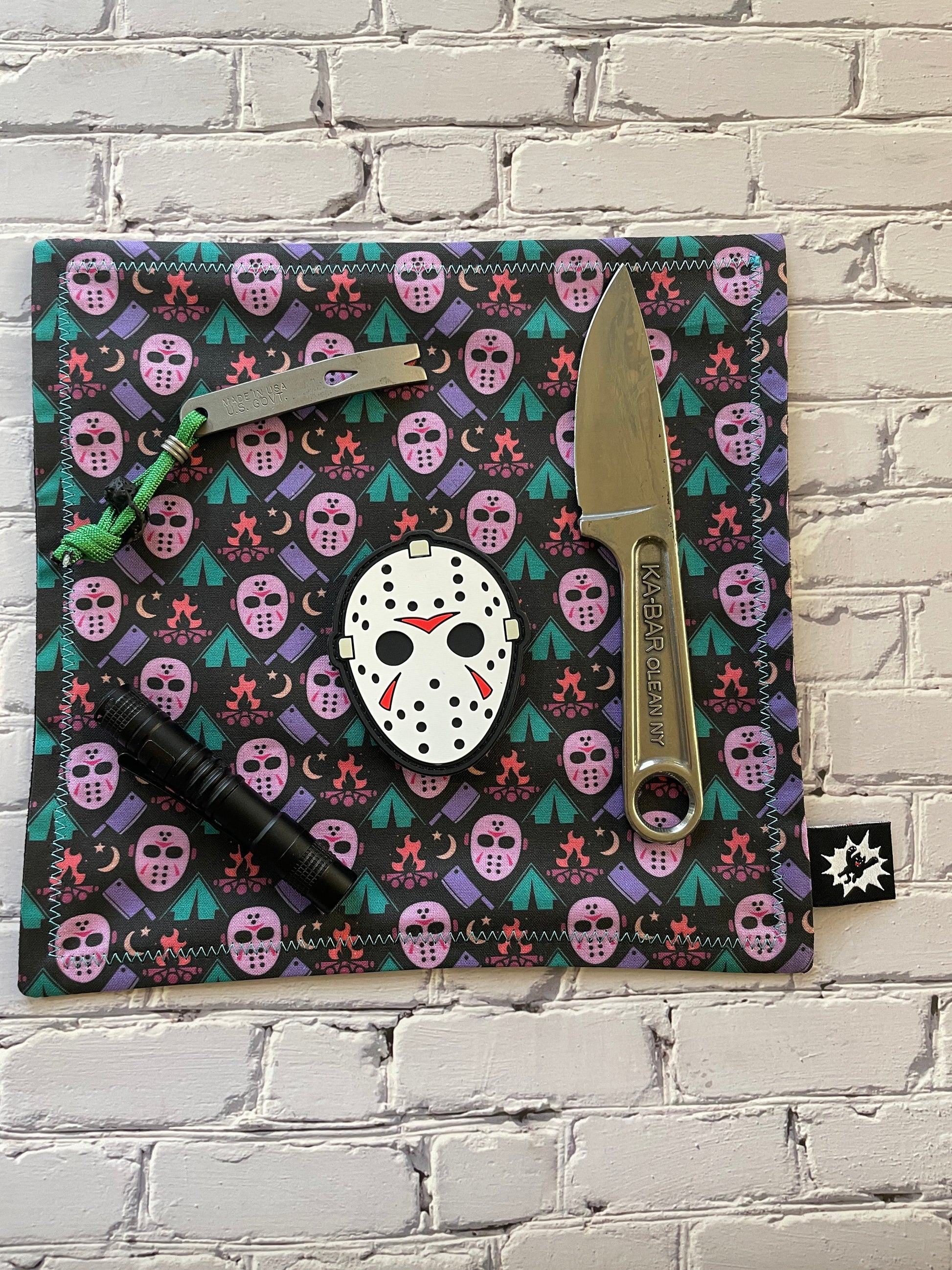 EDC Hank | Handkerchief for Every Day Carry | EDC Gear | Hank For EDC Organizer Pouch | Fishing Hunting | Paracord | Jason Friday the 13th