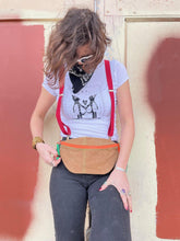 Load image into Gallery viewer, Brown Waxed Canvas Sling Bag
